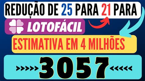 lotofácil 3057